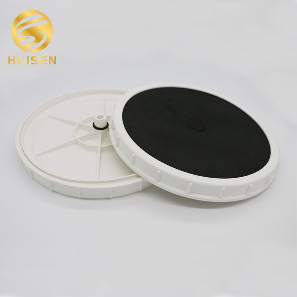 Black 13 Inch Disc Diffuser Aerator / Plate Aerator EPDM Membrane Material